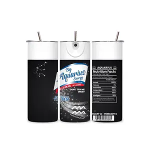 Big Aquarius Energy Tumbler - Zodiac Drinkware