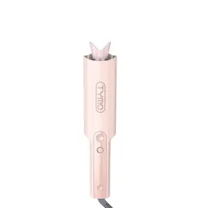 【Live Only】TYMO CURLPRO PLUS PINK - Upgraded Automatic Rotating Curling Iron,  Ceramic 1 Inch Hair Curler for Beginner