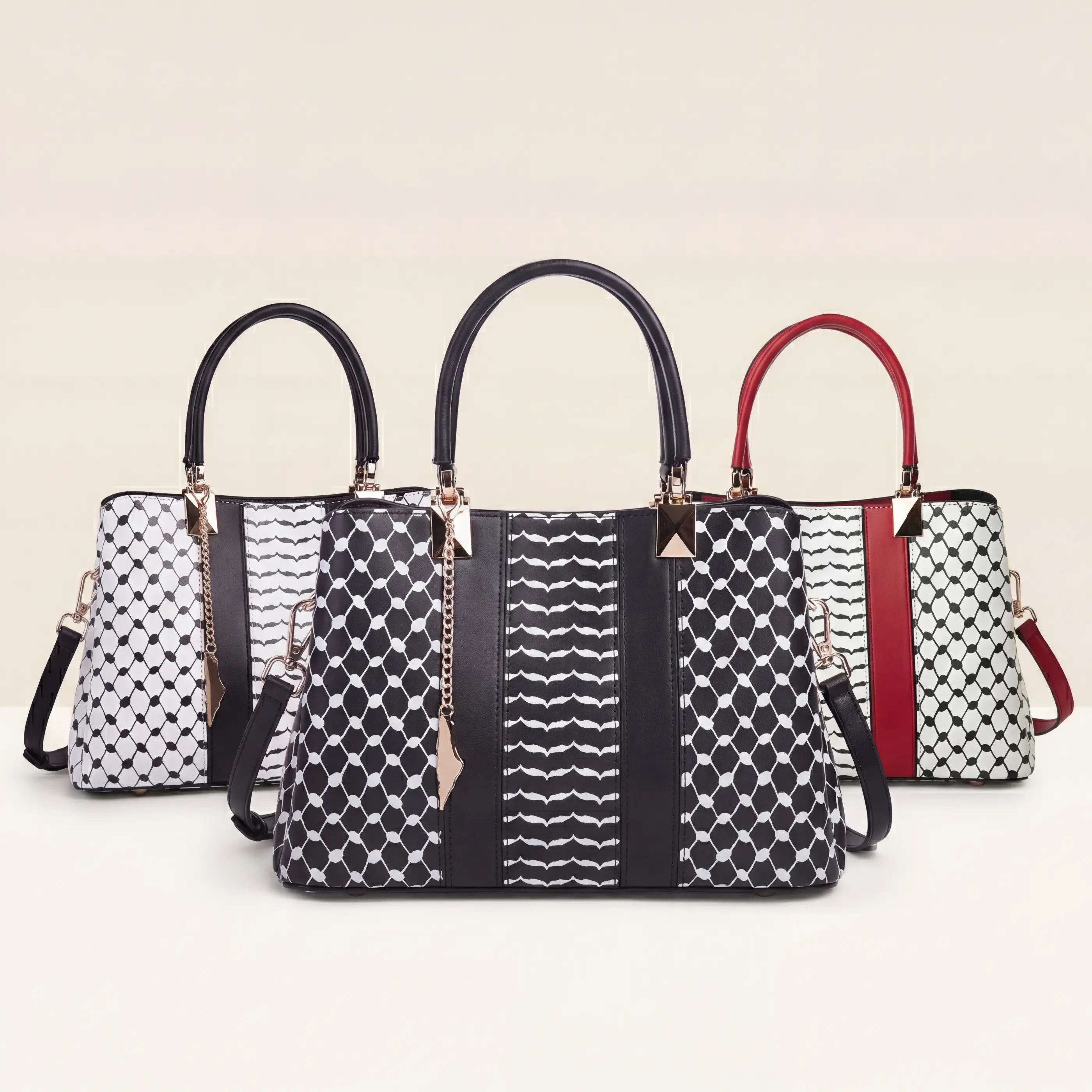 Threads of Heritage Handbag  - Inspired by the Keffiyeh