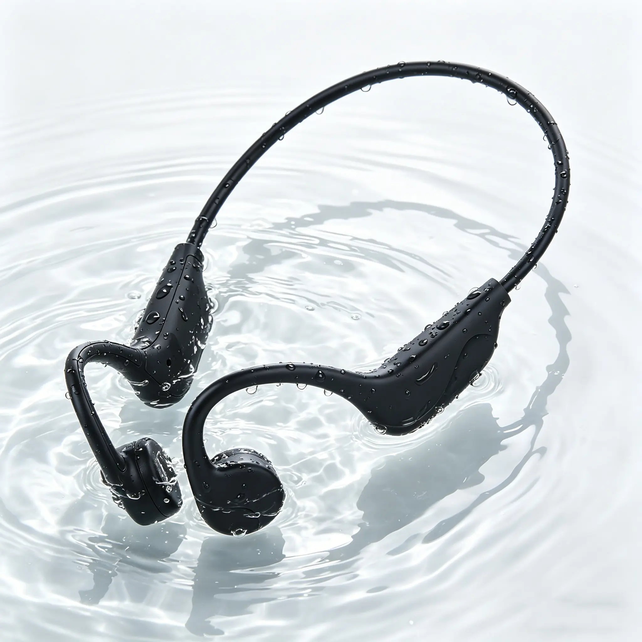 Bone Conduction Wireless Earbuds, IPX5 Waterproof, Bluetooth 5.3, Open-Back Design, Lightweight Sports Headphone