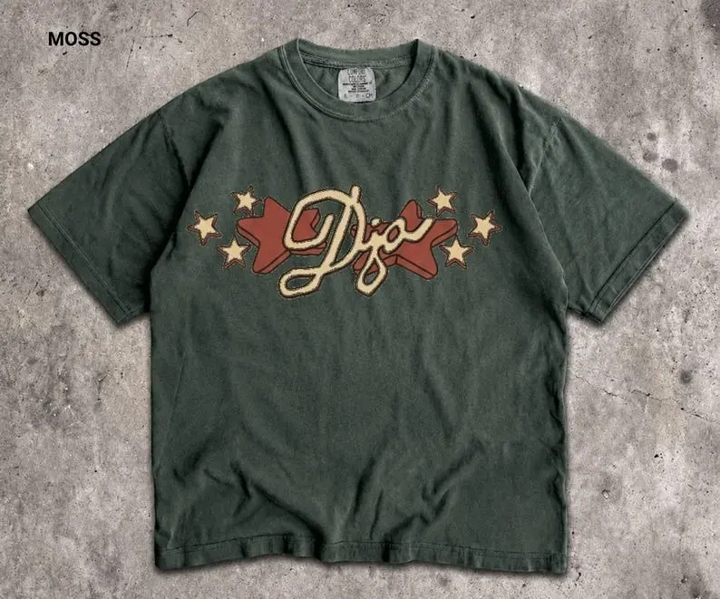 Comfort Colors Djo Star T-Shirt, Retro Script Western Graphic Tee