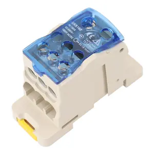 DIN Rail Power Junction Box Electrical Terminal Block Connector Distribution Box AC DC1000V 160A