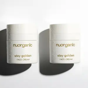 nuorganic stay golden 2qty - 24K Gold Instant Lift Cream for Wrinkles, Argireline for Tightening, Moisturizers for Skin Repair and Fine Lines, Youthful Rejuvenated Skin - Skincare