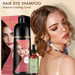 【Mother's Day gift】SJOPA 5-in-1 Hair Dye Shampoo - Can cover white hair, moisturizing hair care shampoo formula, suitable for normal hair, convenient for home use, 200ML+ 30ML