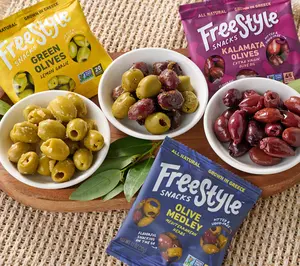 Freestyle Snacks 9ct Bags of Premium Greek Olives