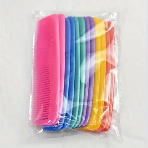 Multi-color comb set - Compact and portable, featuring a combination of double-tooth and wide-tooth combs, suitable for all hair types - Ideal for personal use, salon and hotel applications - Hair Brush Set Hair Styling Tools Hairbrush