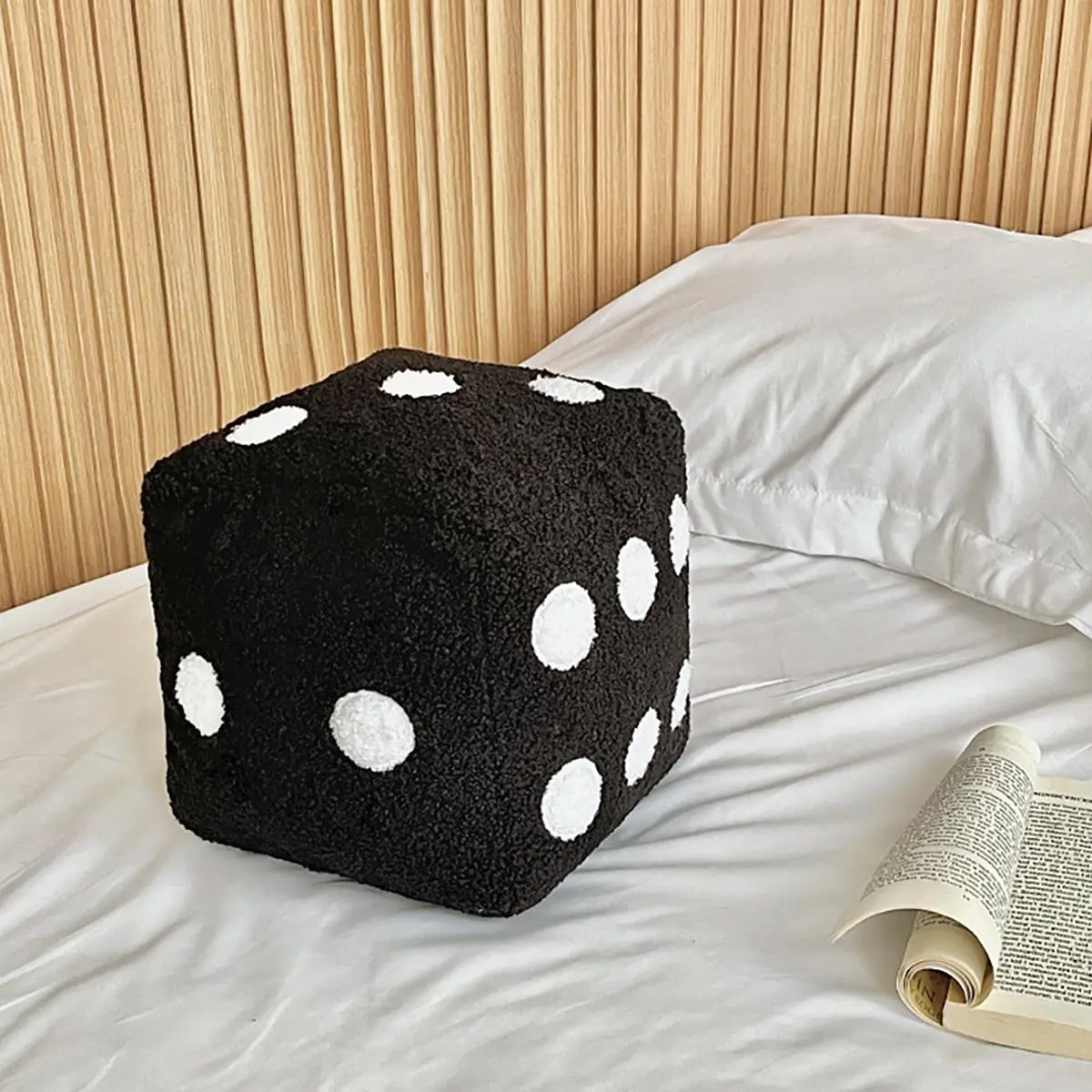 Dice Shaped Throw Pillow, 1 Count Creative Decorative Cushion, Soft Comfortable Pillow for Home Living Room Bedroom Sofa Bed, Home Decor Uk, Bedroom Decorative Accessories