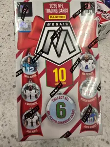 2025 Mosaic Football Ornament Holiday Box