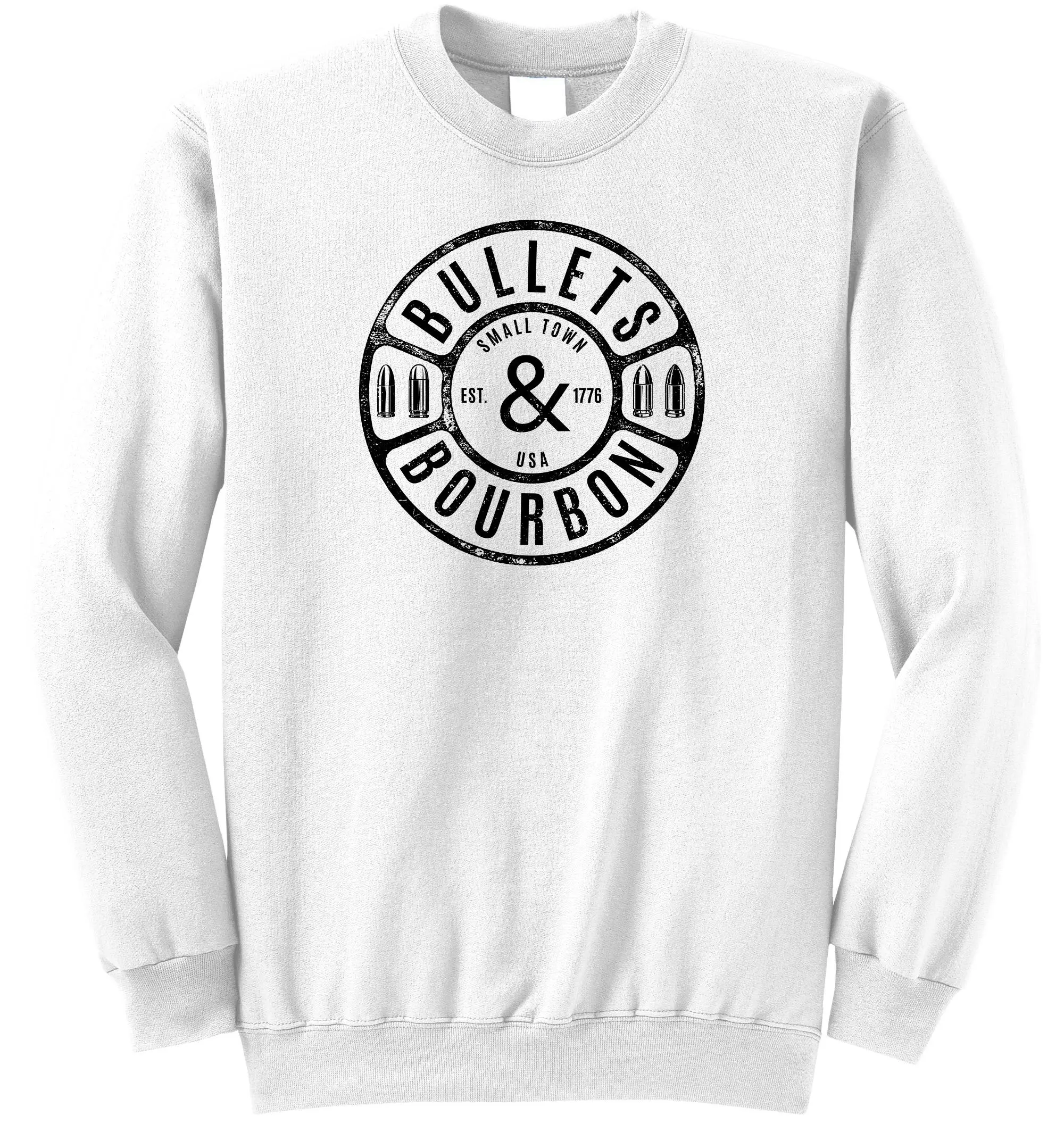 Bullets & Bourbon Fleece Crewneck Sweatshirt