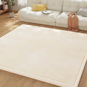 50''/59"/71"/79" Baby Play Mat for Floor 1.3'' Thick Memory Foam Tummy Time Mat Super Soft Coral Velvet Nursery Rug with Non-Slip Backing Crawling Rug for Toddlers Infants Yoga & Tatami Use SpringStatements