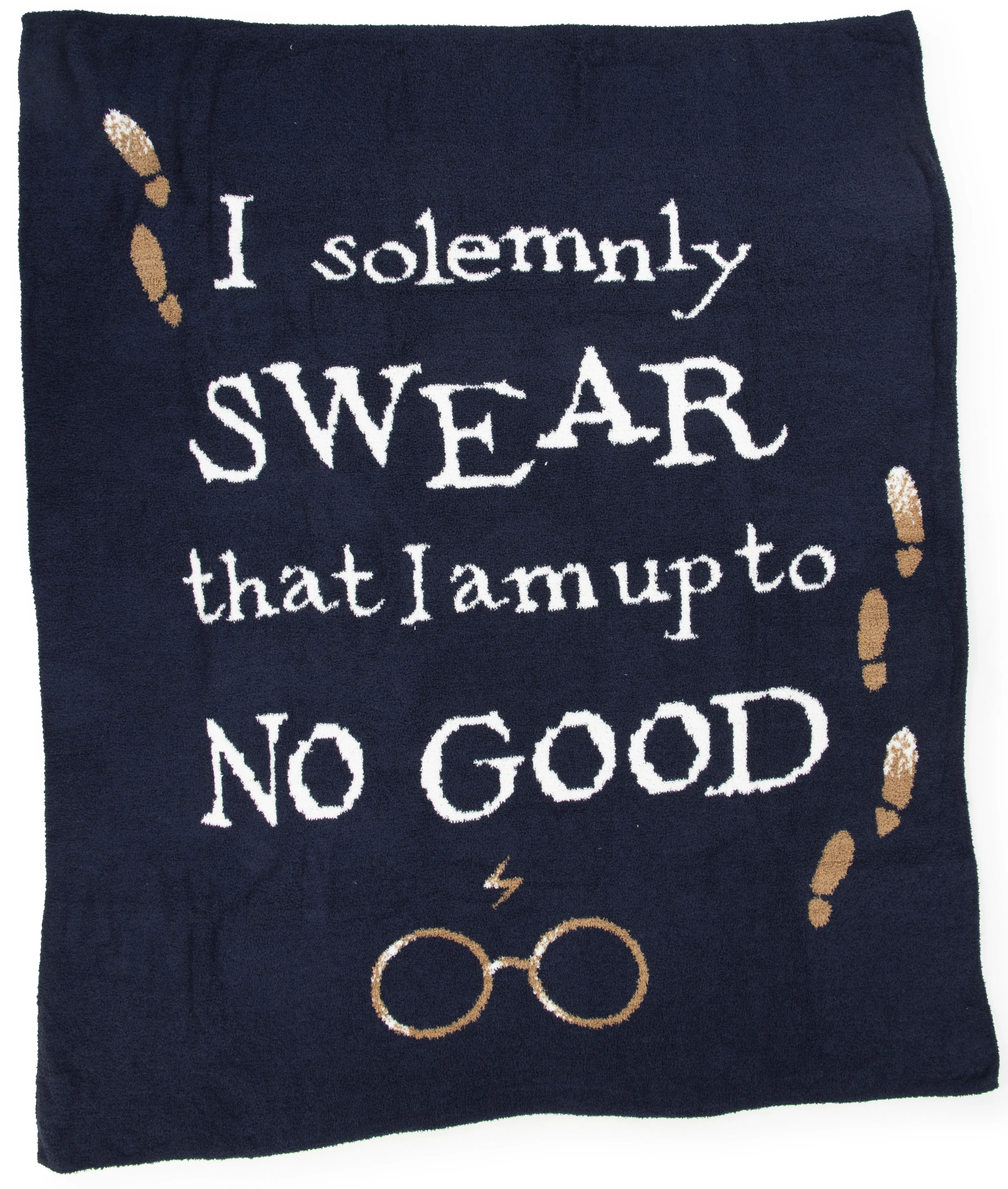 Jay Franco Harry Potter Hogwarts Marauders Map Ultra-Soft Feather Knit Comfy Blanket Throw - 50”x60” Fade-Resistant, Stylish Room Decor for Home Watch Parties & Cozy Naps, Perfect Gift for All-Age Fans, Comfy Blankets, Watch Party