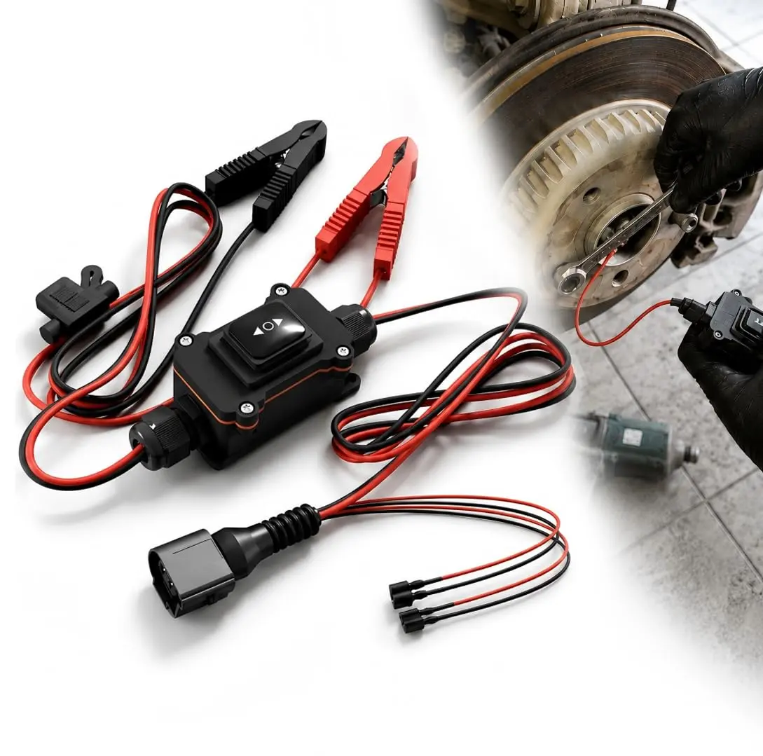 EPB Emergency Release Tool Electronic Parking Brake Reset Tool Forward Reverse Control with Over Current Protection Car Repair Tool