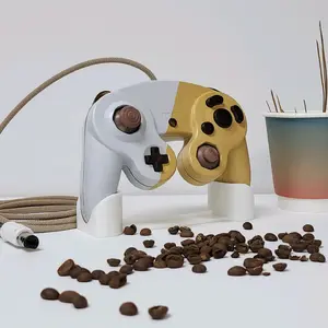 Control Freakz - The Latte - Custom Gamecube Controller - Coffee Infused Buttons and Triggers