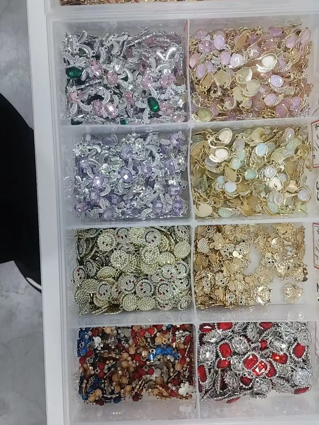 8 Pcs Mixed Alloy Pendants, DIY Jewelry Accessories