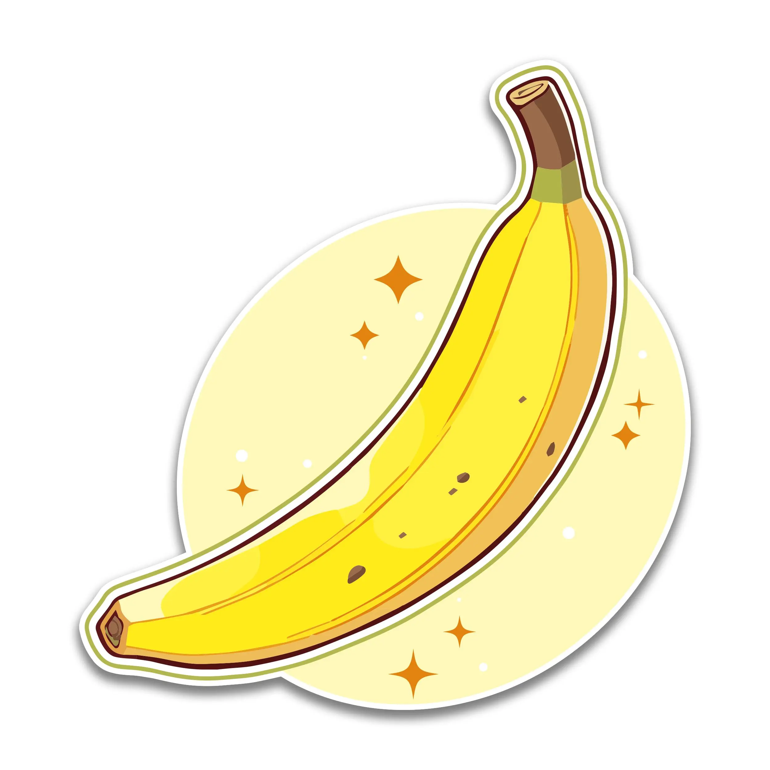 Yellow Banana Sticker