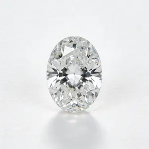 SANMU White Moissanite Oval cut Loose Diamond 0.2-20 Carats D Color VVS1 Clarity GRA Certified for Jewelry Making Rings Necklaces Pendants Earrings