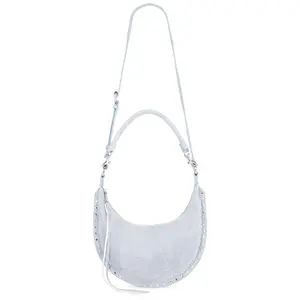 Rebecca Minkoff Darren Small Crescent Xbody in Denim Blue