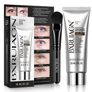 BXRUIAGN Temporary Eye Firming Cream: Quickly hydrates and improves the condition of the eye area, temporarily smoothing and tightening the eye region. Easy to apply makeup, no powder caking. Suitable for all skin types. Moisturizing Eye Cream