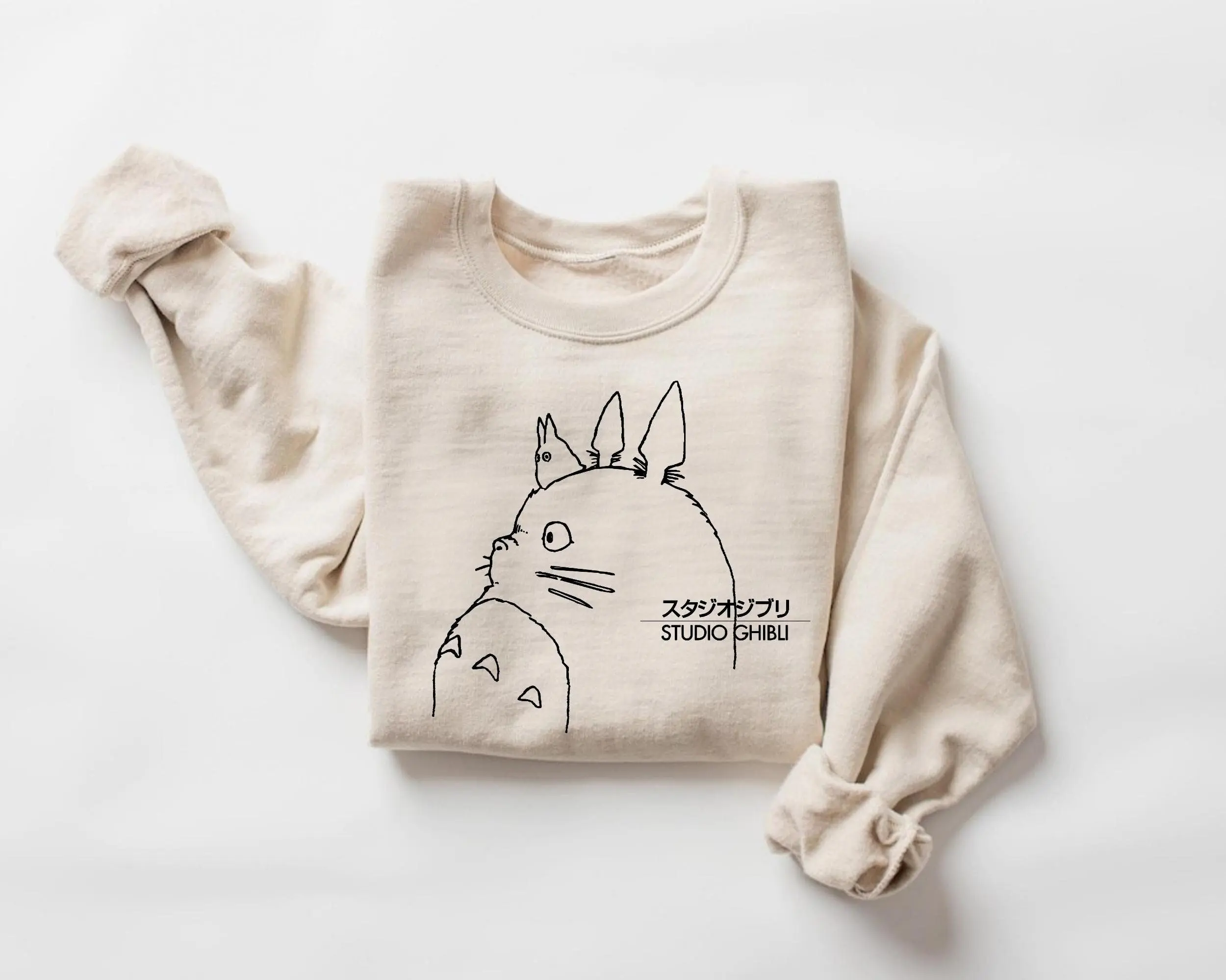 Vintage My Neighbor Totoro Ghibli Sweatshirt Totoro Gift Shirt Hayao Miyazaki Totoro Hoodie Ghibli Sweatshirt Spirited Away T-shirt T-shirts, Sweater, Hoodies – Suitable for All Genders