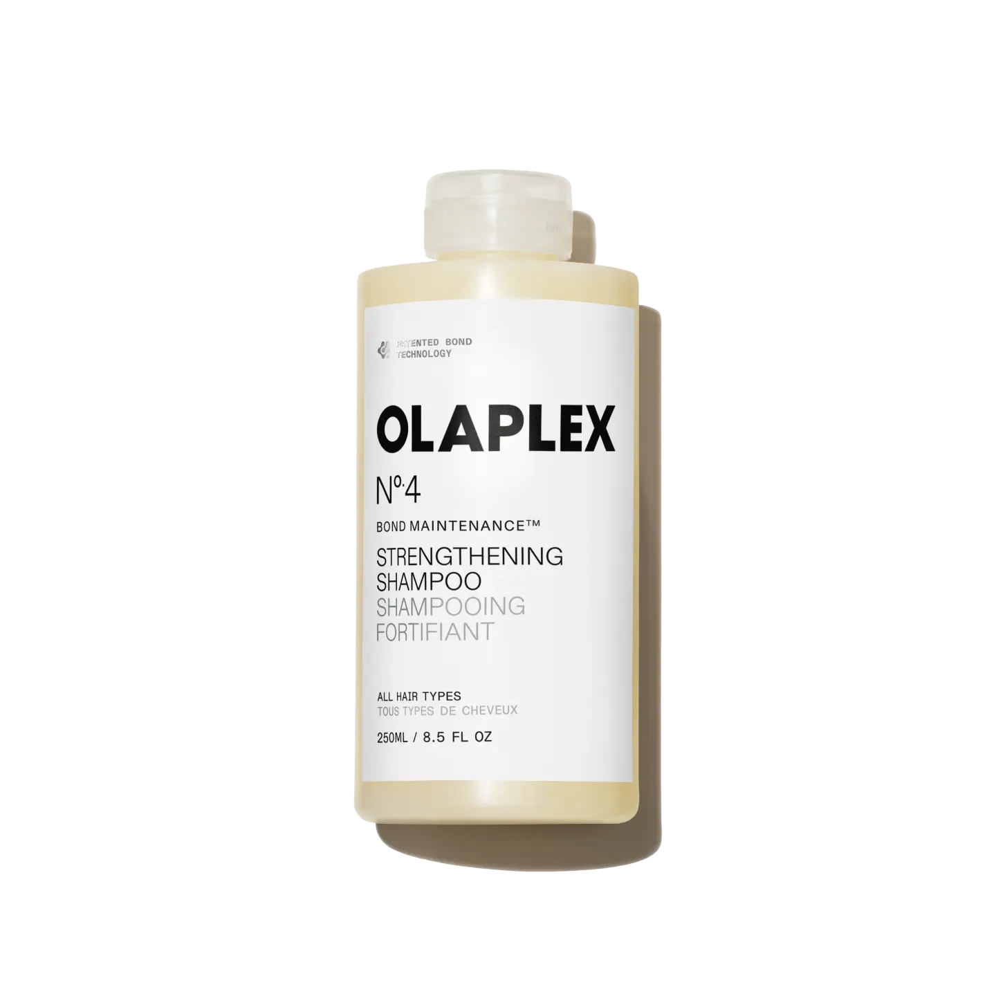 OLAPLEX Nº.4 Bond Maintenance Strengthening Shampoo - A highly concentrated shampoo for medium-coarse hair that repairs everyday damage to strengthen, reinforce, nourish, and boost shine in 1 wash.