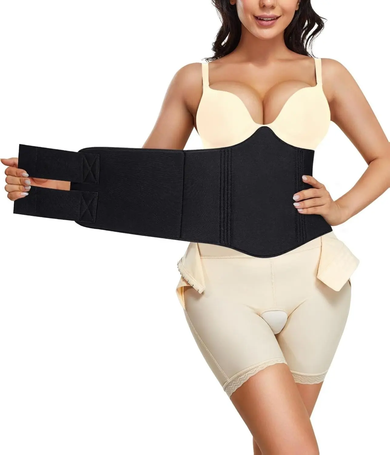 HAGIG 360 Lipo Foam Ab Board Post Surgery Liposuction Abdominal Compression Boards Belly Wrap Lipo Recovery Waist Cincher