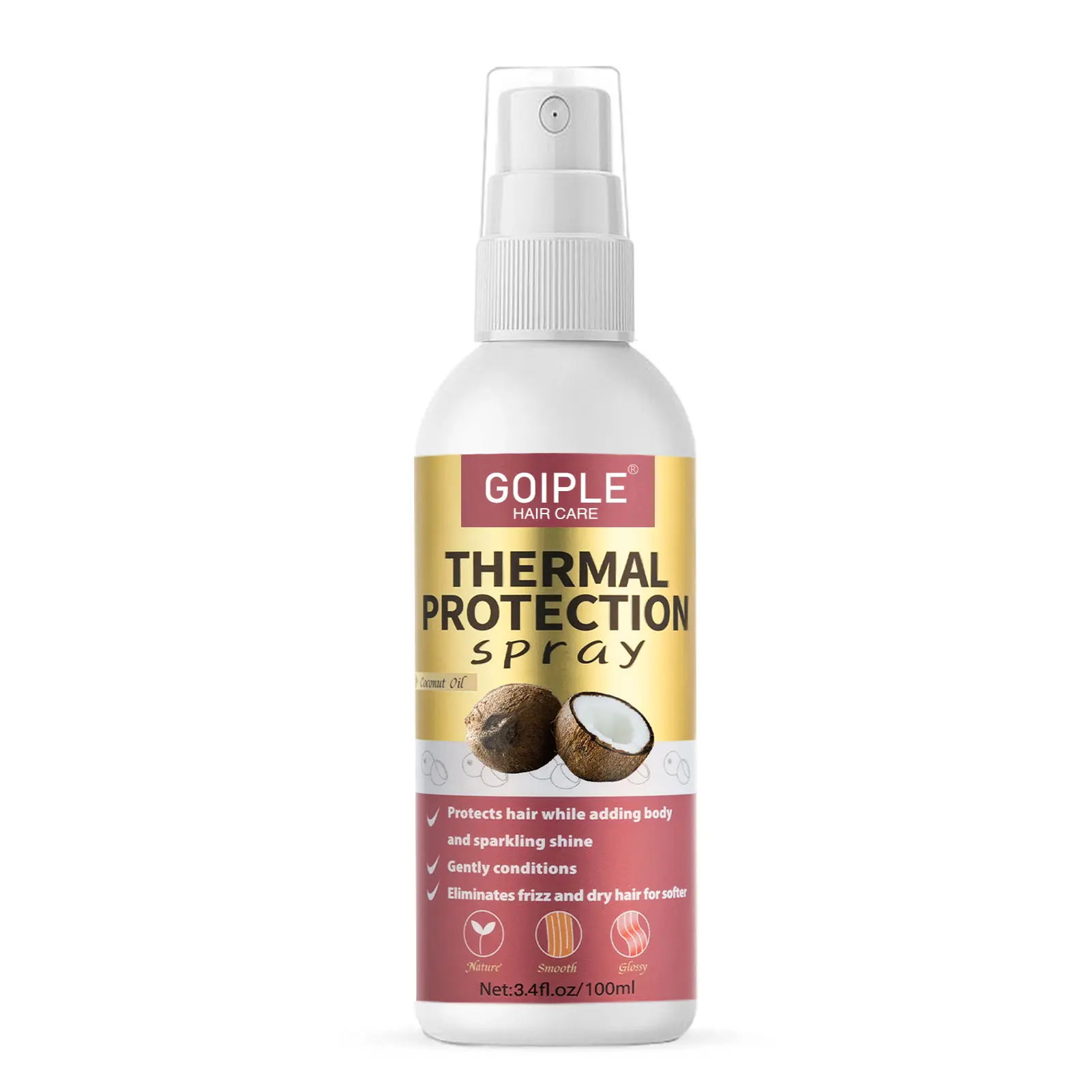 Heat Protectant Hair Spray, Heat Protectant Treatment, Prevents Damage Up to 450°f, Anti-Breakage & Frizz Control, Daily Care Essential for Healthy Hair, Haircare Spray, Haircare Liquid, Haircare Product