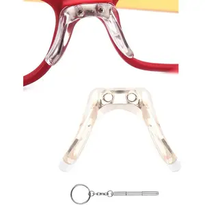 Eyeglass Saddle Bridge Sunglasses Nose Pads Replacement  Grade Soft  for Eyeglasses Anti-Slip and 3-in-1