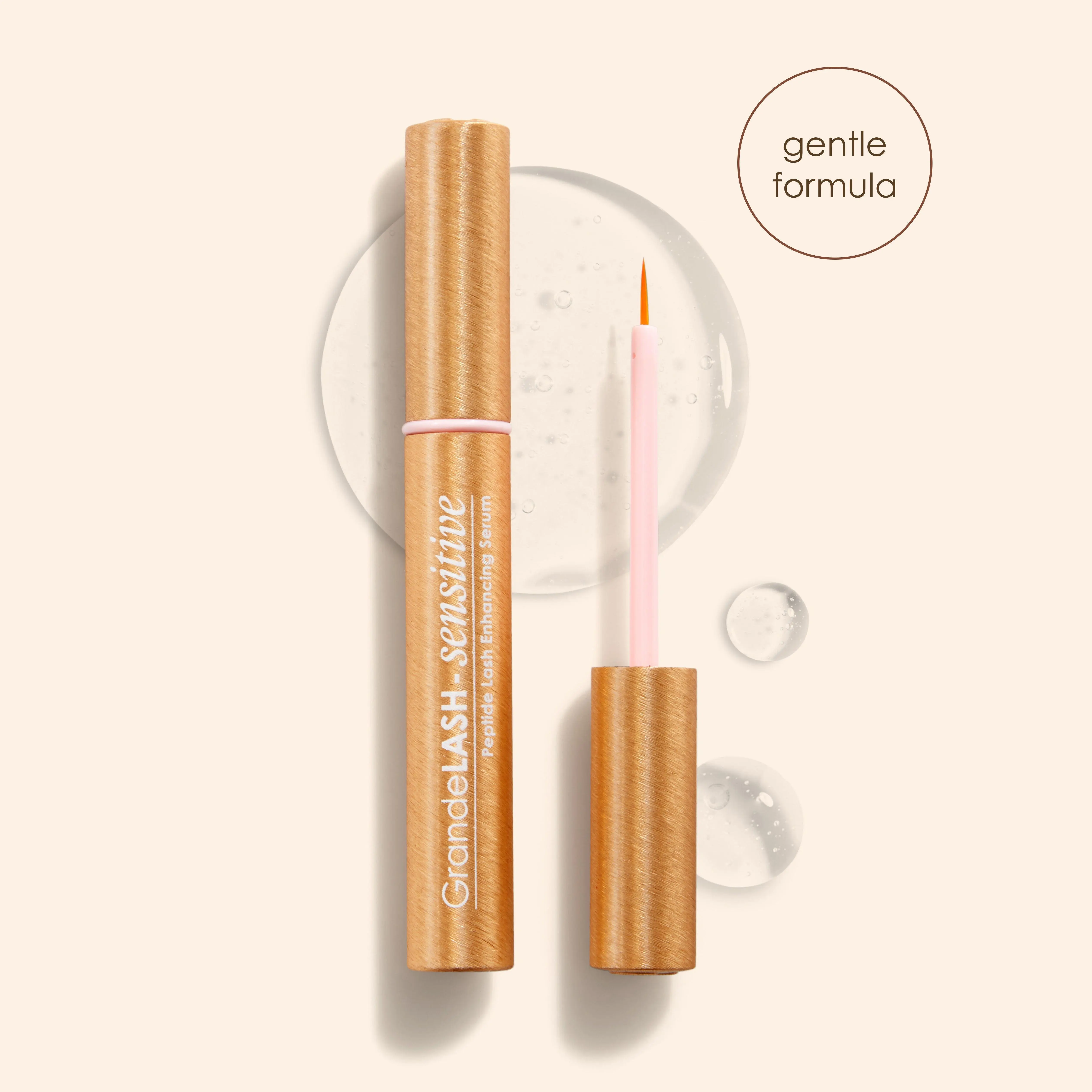 GrandeLASH-Sensitive - Grande Cosmetics - Gentle Formula Lash Serum with LashCatalyst Peptide Complex for Thicker Longer Looking Lashes GrandeLASH-Sensitive - Grande Cosmetics - Gentle Formula Lash Serum with LashCatalyst Peptide Complex for Thicker Longer Looking Lashes
