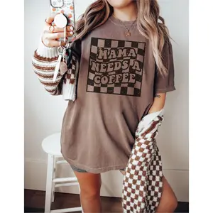 Checkered Mama Shirt Retro Mama Shirt Mothers Day Gift Mom Life Shirt Motherhood Shirt Mom Espresso Mom Gift Coffee