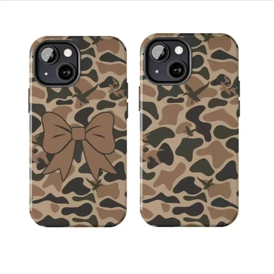CAMO Dating phone CASE , couple matching- Phone Cases Phone Cover Hard Case Tough 2-piece Phone Case Durable Protection waterfowl camo Suitable for Samsung Galaxy S24