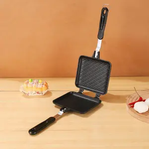 Sandwich Baking Pan Mold Non-Stick Double-Sided Frying Pan Household Breakfast Egg Waffle Maker