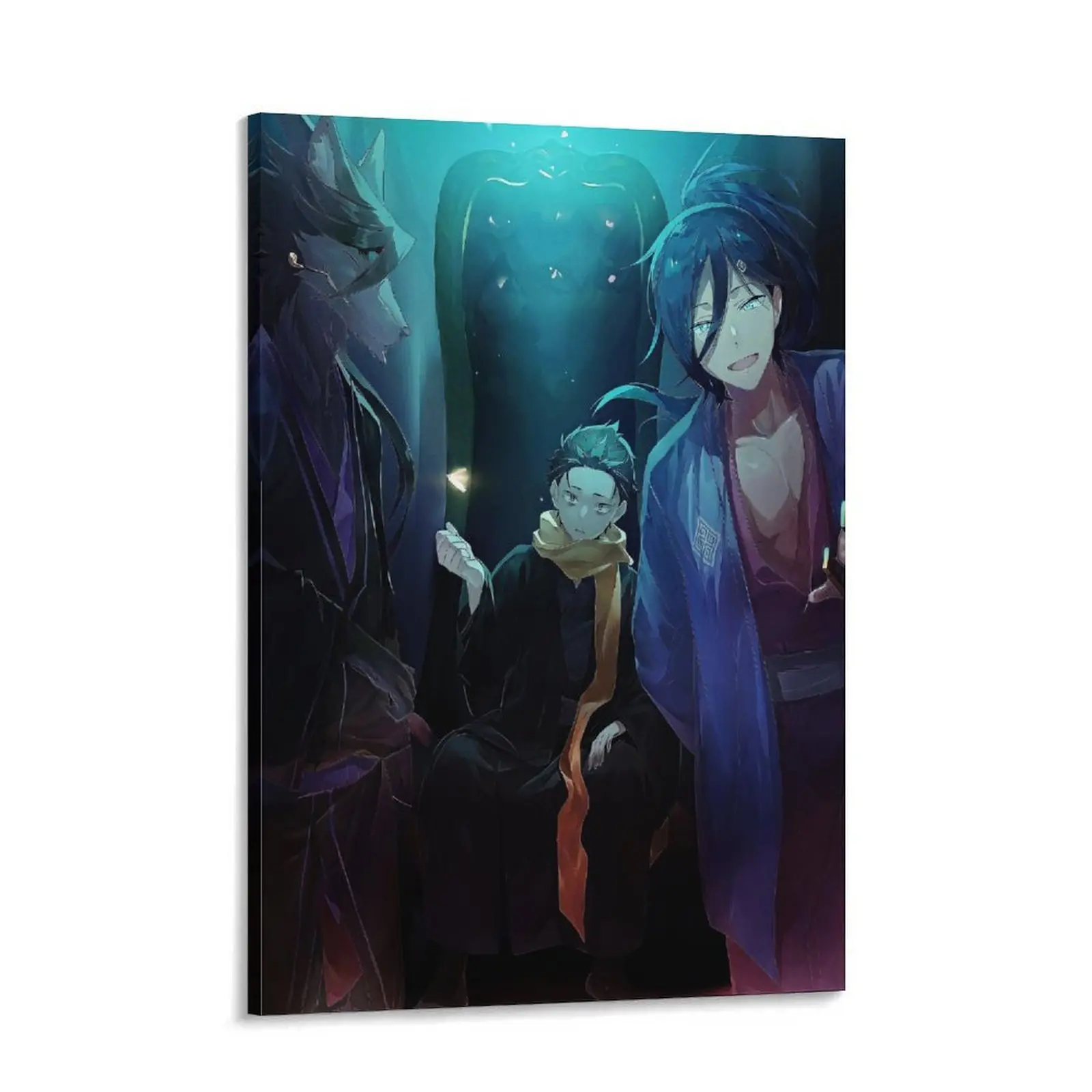 Re:Zero Anime Poster Art Print Natsuki Subaru Manga Vintage Dark Minimalist Japanese Wall Decor Artwork Birthday Gift for Anime Fans