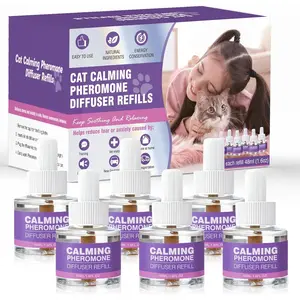 Cat Calming Diffuser 6 Pack Stop Unwanted Behavior, Marking and Spraying Behavior & Cats Fighting