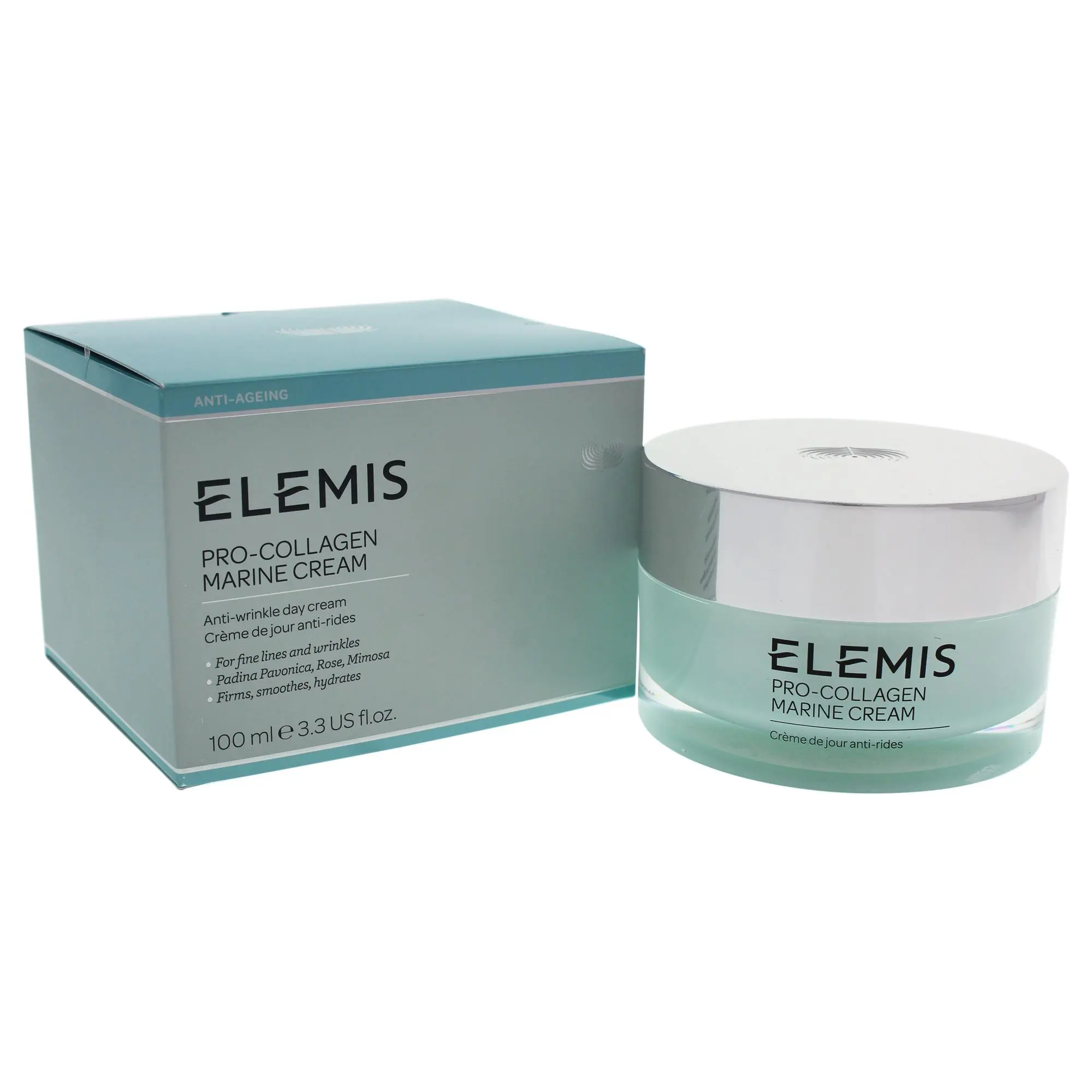 Elemis Pro-Collagen Marine Cream, Women's Daily Moisturizer - 3.3 fl oz Cream for Radiant Skin, Lightening Benefits