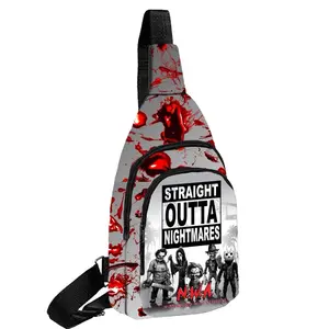 Sling Bag Straight Outta Nightmares- Design for Men and Women crossbody bags cross body