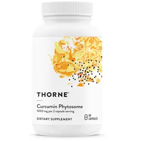 THORNE - Curcumin Phytosome 1000 mg (Meriva) - Clinically Studied, High Absorption - Supports Healthy Inflammatory Response in Joints, Muscles, GI Tract, Liver, Brain & Nerves* - 30 Servings