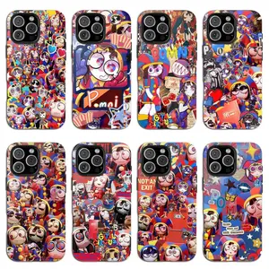 Pomni The Amazing Digital Circus Phone Case, Pomni TADC Gifts for iPhone17 ProMax /16/15/14/13/12/11 Plus for Samsung phones, suitable for both men and women,  Perfect Gift for Women Men.A gift for the fans