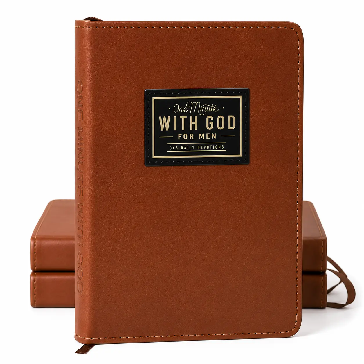 One Minute with God for Men, 365 Days Devotional Journal, Portable Daily Reflections Book, Perfect Gift for Holidays Birthdays Christmas New Year, Self Improvement Journal