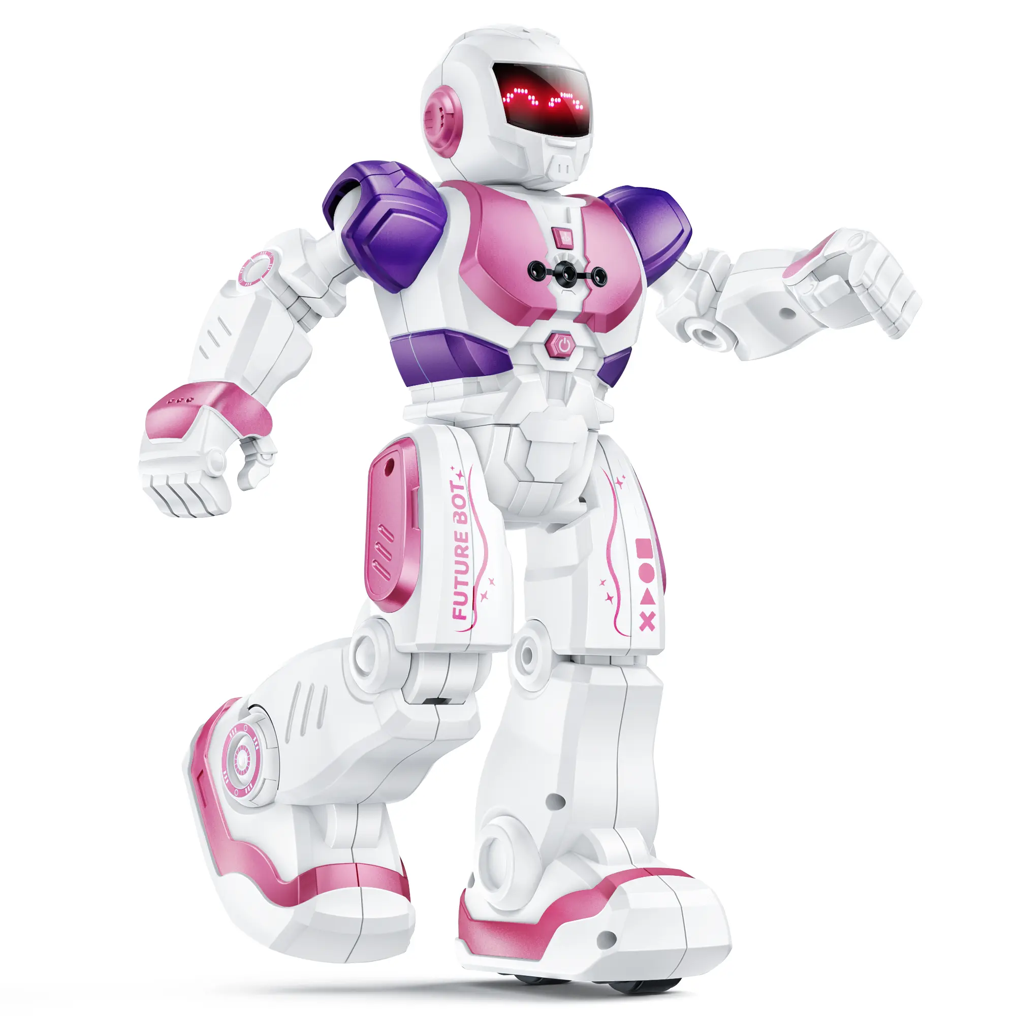 Ruko 6088 Robot Toy for Kids, Interactive Smart Dancing Robot with APP & Remote Control, Gesture Sensing, Programmable RC Robot, LED Face, STEM Educational Learning Toy, Rechargeable Birthday Christmas Gift for Boys Girls Age 3-8