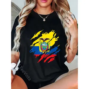 100% Cotton Ecuadorian Flag Ecuador T-Shirt
