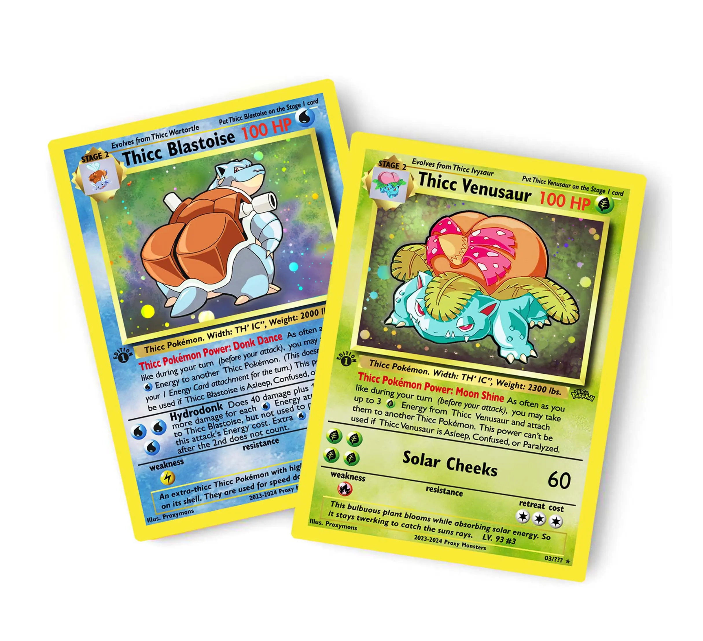 Thicc Pokemon - Holographic Custom Fan-Art Cards - Funny Affordable Gift for Pokemon Fans - TikTok Shop Thicc Pokemon - Holographic Custom Fan-Art Cards - Funny Affordable Gift for Pokemon Fans - TikTok Shop