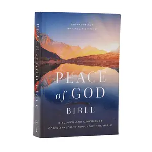 Peace of God Bible: Discover and Experience God's Shalom Throughout the Bible (NKJV, Softcover, Red Letter, Comfort Print) by Jeremiah J. Johnston, PhD [Paperback Book]