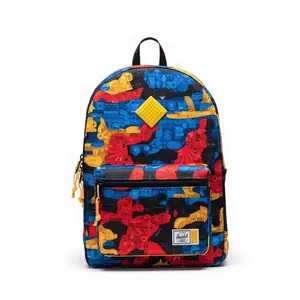 Herschel LEGO Heritage Youth Backpack with Laptop Sleeve - Scavenger Hunt Bricks, Backpacks for School