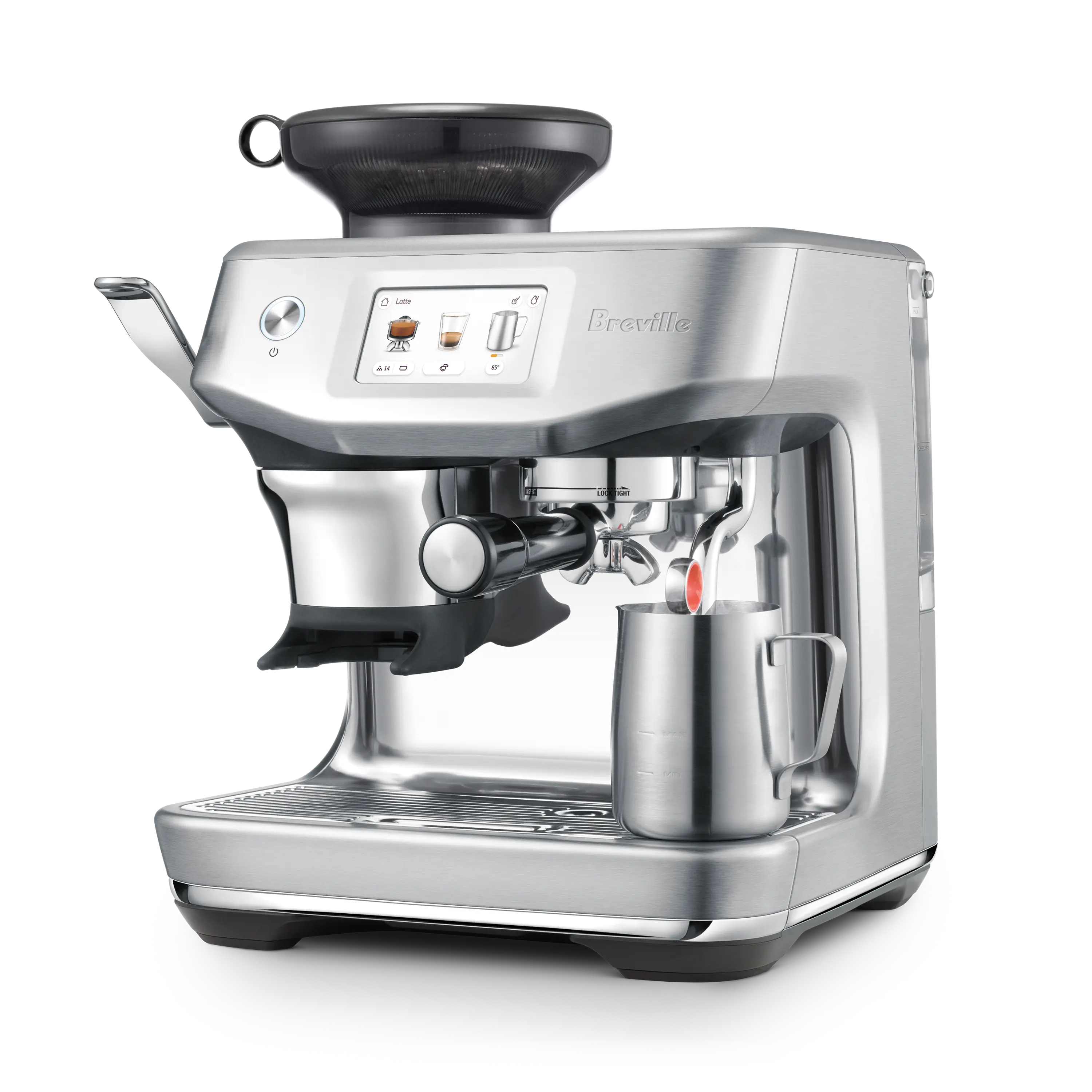 Breville Barista Touch Impress Espresso Machine with ThermoJet Heating System, Step-by-Step Barista Guidance, Precise Extraction, and Hands-Free Microfoam