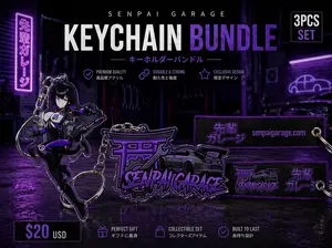 3 Keychain Bundle – Senpai Garage Collection