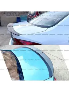 For Volkswagen Passat Adjustable Rear Spoiler Trunk Roof Tail Wing Black