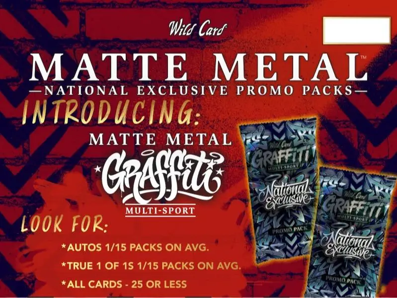 2026 Wildcard Matte Metal Graffiti Promo Packs