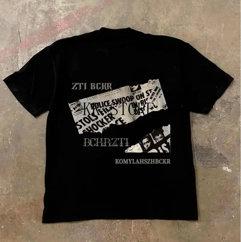 Retro Streetwear Poster Graphic T-Shirt | Unisex 100% Cotton Soft & Comfortable Tee | Trendy Casual Short Sleeve Shirt for Men & Women | Fashion Distro Style Top | SKU qmxtrplazv