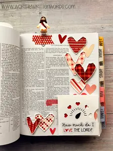How Much Love Interactive Old Testament Bible Journaling Page Kit
