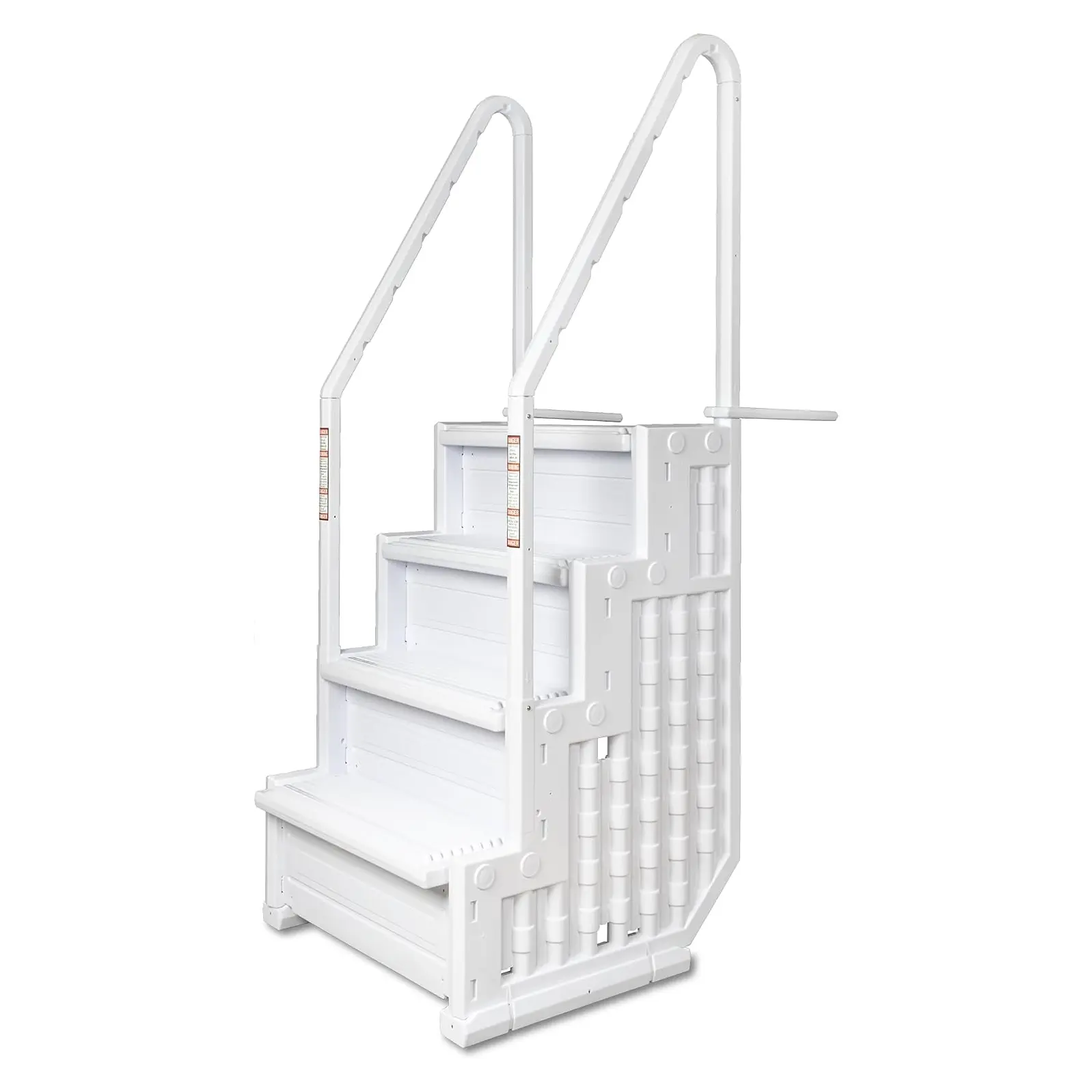 Poolzilla Premium Deck-Mounted Pool Ladder with Dual Handrails — Fits 48"–54" Above Ground Pools